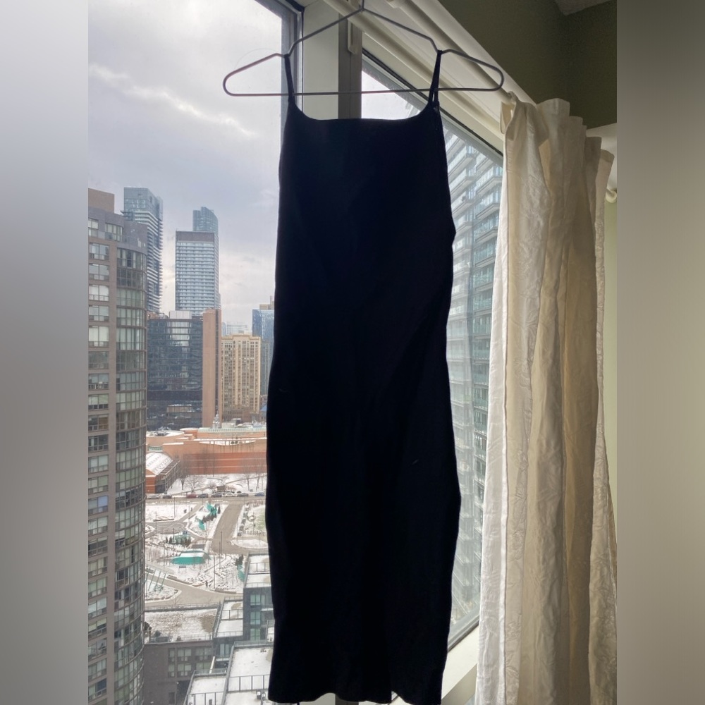 Zara black mini dress
